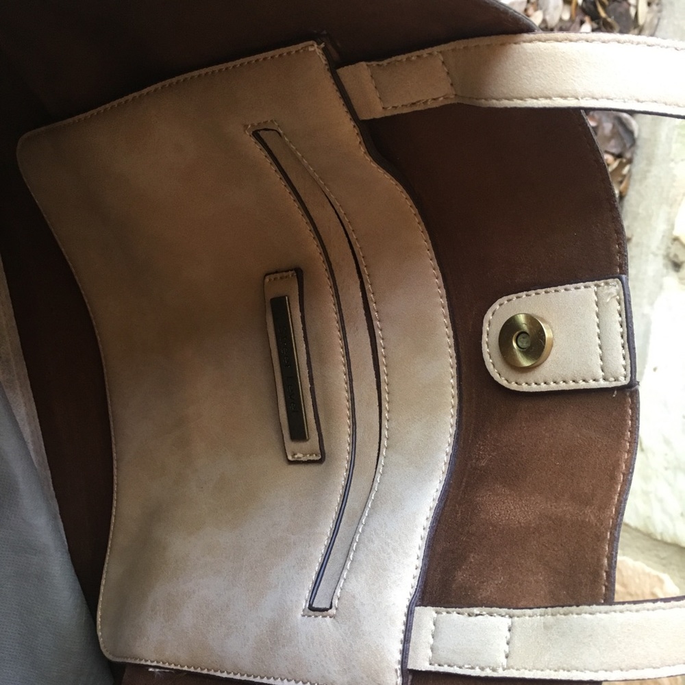 NWT Anthropologie Alice Springs Tote in Tan - Picture 5 of 8
